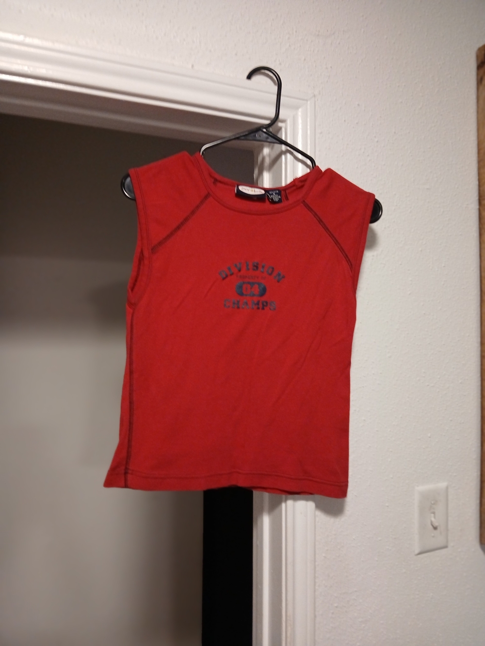 Zoey Beth Vintage Red Sleeveless Women's Sports Tank - Champs Division